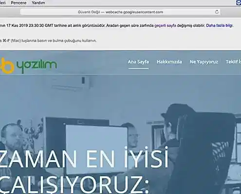 google siteme en son ne zaman geldi